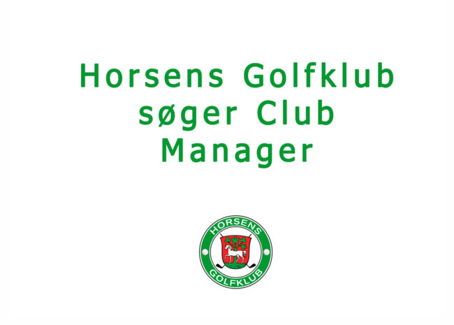 Horsens Golfklub Søger Club Manager